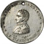 1840 William Henry Harrison. DeWitt-WHH 1840-8. White metal. Plain edge. 36.1 mm. Choice Extremely F