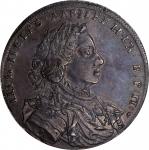 RUSSIA. Ruble, 1707-H (in Old Cyrillic). Kadashevsky (Moscow) Mint. Peter I (the Great). NGC EF-45.