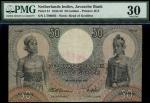 De Javasche Bank, Netherlands Indies, 50 gulden, 18 May 1938, serial number LT 06005, black on red a