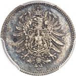 ALLEMAGNE Empire allemand (1871-1918). 20 pfennig 1876, J, Hambourg.