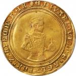 GREAT BRITAIN. Sovereign of 20 Shillings, (1551-53). Tun Mint Mark. Edward VI (1547-53). NGC VF-35.