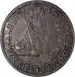 AUSTRIA. Taler, "1632" (ca. 1635). Hall Mint. In the name of Archduke Leopold V. NGC AU-58.