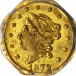 1872 Octagonal 50 Cents. BG-913. Rarity-4. Liberty Head. MS-63 (PCGS). OGH.