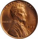 1915 Lincoln Cent. MS-66 RD (PCGS).