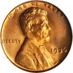 1936 Lincoln Cent. MS-67 RD (PCGS). CAC.