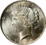 1925 Peace Silver Dollar. MS-65 (NGC).