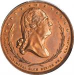 Undated (ca. 1880) New York Medal Club Series No. 1. Copper. 31 mm. Musante GW-960, Baker-200B. MS-6