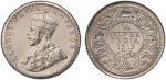 BRITISH INDIA: George V, 1910-1936, AR ¼ rupee, 1913(c), KM-517, S&W-8.201, an attractive proof rest