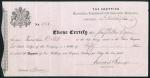 Australia: Scottish Australian Investment and Insurance Company, share certificate, Aberdeen 1840, #