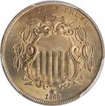 1868 Shield Nickel. MS-66 (PCGS).