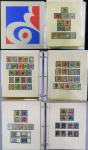Switzerland - 1947-86 Album of 24 sockets housed the commemorative postage stamps issued during 1947