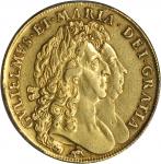 GREAT BRITAIN. 5 Guineas, 1691. William & Mary (1688-94). PCGS EF-45 Secure Holder.