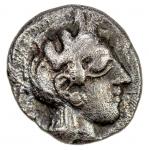 ATTICA: Athens, AR hemidrachm (1.95g), 440-404 BC, SNG Copenhagen 44-47, head of Athena right, weari