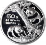 1989年熊猫纪念银币5盎司 NGC PF 68