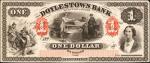 Doylestown, Pennsylvania. Doylestown Bank of Bucks County. June 1, 1861. $1. Uncirculated. Proof.
