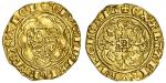 Edward III (1327-77), Quarter-Noble, 1.93g, fourth coinage, Treaty period B2, mm. cross potent, edwa