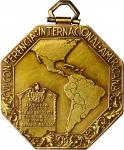 CUBA. Octagonal Gold Medal, 1928. ABOUT UNCIRCULATED.