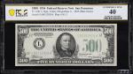 Fr. 2201-L. 1934 Dark Green Seal $500 Federal Reserve Note. San Francisco. PCGS Banknote Extremely F