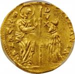 ITALY. Venice. Zecchino, ND (1789-97). Lodovico Manin. PCGS MS-63 Gold Shield.