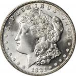 1921-S Morgan Silver Dollar. MS-66 (NGC).