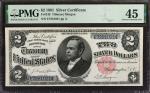 Fr. 246. 1891 $2 Silver Certificate. PMG Choice Extremely Fine 45.
