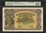 SWITZERLAND. Schweizerische Nationalbank. 1000 Franken, 1943. P-37gs. Specimen. PMG Choice Uncircula
