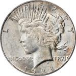 1928-S Peace Silver Dollar. MS-63 (PCGS).