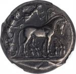 SICILY. Syracuse. Deinomenid Tyranny, 485-466 B.C. AR Tetradrachm (17.36 gms), struck under Hieron I