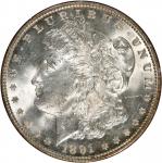 1891 Morgan Silver Dollar. MS-62 (PCGS). OGH--First Generation.