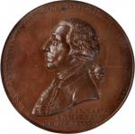 (1902) Grand Lodge of Pennsylvania Medal. Bronze. 52 mm. Baker O-297. MS-65 (PCGS).