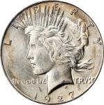1927-S Peace Silver Dollar. MS-62 (PCGS).