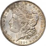 1884-S摩根银币 PCGS MS 62+