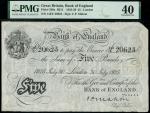 Bank of England, Cyril Patrick Mahon (1925-1929), 5, London, 30 July 1925, serial number 143/E 20623