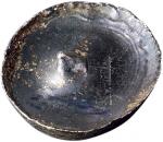 清代湖北“匠孟”三两圆锭一枚，重量：123.8克，属湖北清早期银锭，保存完好