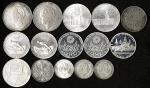Lot of world coins 世界のコイン Lot of Silver Coins ヨーロッパのクラウンサイズ銀貨中心に各種 返品不可 要下見 Sold as is No returns VF