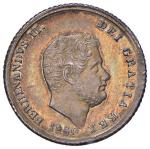 Italian mints. NAPOLI Ferdinando II (1830-1859) 10 Grana 1850 - Magliocca 648 (indicato R/2) AG (g 2