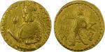 KUSHAN: Huvishka, ca. 151-190, AV dinar (7.37g), G-180 (different dies), cf. ANS-756, half-length pr