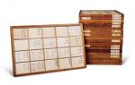 著名藏家平尾赞平先生收藏古泉时使用的木匣二十件