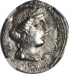 ROMAN REPUBLIC. C. Annius T.f. T.n Luscus & L. Fabius L.f. Hispaniensis. AR Denarius (3.90 gms), Nor