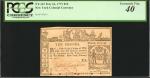 NY-167. Colonial Notes. February 16, 1771. 10 Pounds. PCGS Currency Extremely Fine 40.