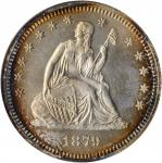 1879 Liberty Seated Quarter. Proof-64 (NGC). CAC. OH.