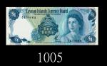 1972年开曼群岛货币委员会1元。未使用Cayman Islands Currency Board, $1, 1972 (P-16), s/n A/2 159064. UNC