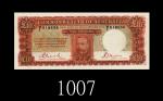 澳洲纸钞10镑(1933-39)，极少见。八成新Commonwealth of Australia, 10 Pounds, ND (1933-39), s/n V1 818636. Very rare