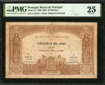 PORTUGAL. Banco de Portugal. 50 Mil Reis, 1898-1900. P-77. PMG Very Fine 25.
