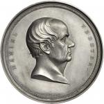 Undated (Circa 1860) Daniel Webster Medal. Lead, struck. 76.3 mm. Julian PE-37, var. About Uncircula