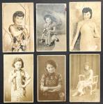 1930-1940年代上海美女明信片六件，少见，保存较好.