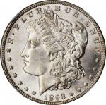 1893-O Morgan Silver Dollar. MS-62 (NGC).