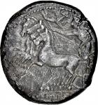 SICILY. Syracuse. Second Democracy, 466-406 B.C. AR Tetradrachm (17.05 gms), Obverse die signed by E