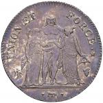 World coins and medals. FRANCIA Direttorio (1795-1799) 5 Franchi L’An 7 Q - Gad. 563 AG (g 24 91) R 