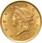 1853 Gold Dollar. MS-62 (PCGS).